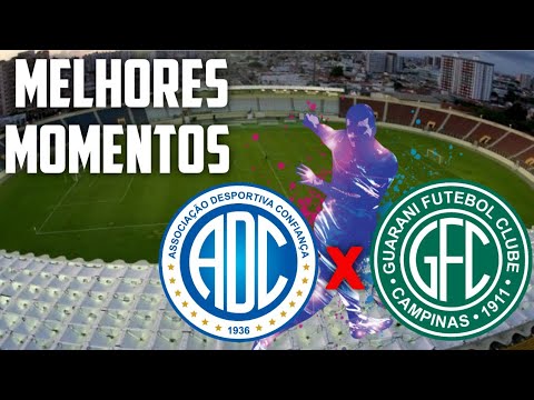 confiança 1 x 4 guarani melhores momentos