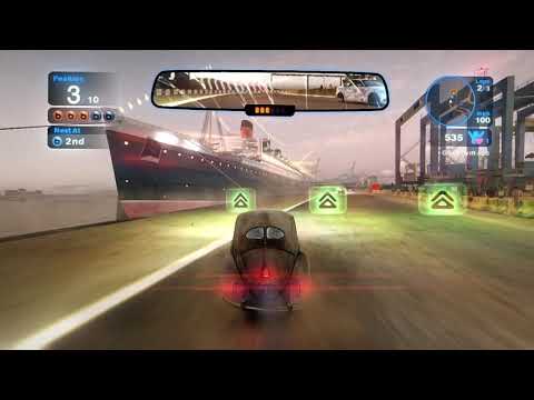 Blur PS3 Gameplay #4 - Proving Grounds - Race - LA Docks Pacific Reach [2K][mClassic]