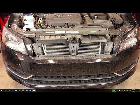 2012+ VW Passat front bumper and grill removal