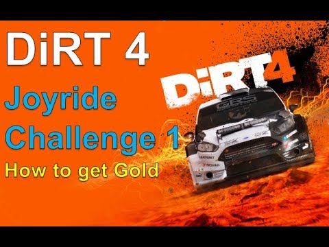 DiRT 4 - Joyride Challenge 1 Gold fastest path