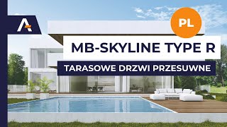 Przesuwne drzwi z ukrytą ościeżnicą – panoramiczne drzwi MB-SKYLINE TYPE R