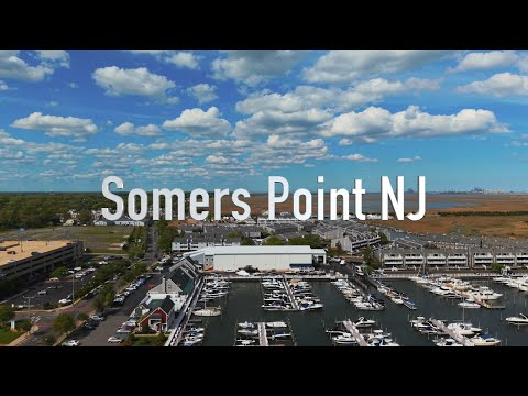 Somers Point NJ - On the Water - 4K Drone Video