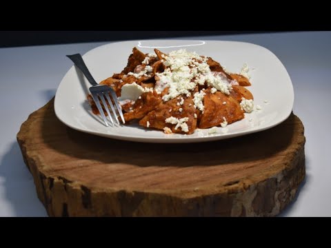 CHILAQUILES Al CHILE PASILLA | Almuerzo perfecto