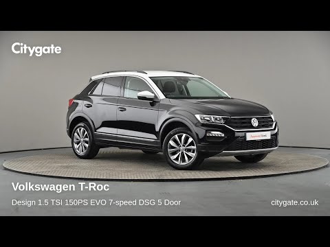 Volkswagen T-Roc - Design 1.5 TSI 150PS EVO 7-speed DSG 5 Door - Citygate Volkswagen Watford