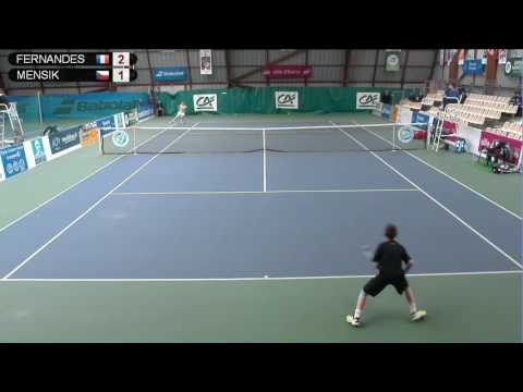 FERNANDES (FRA) vs MENSIK (CZE)  - Open Super 12 Auray Tennis - Court 4