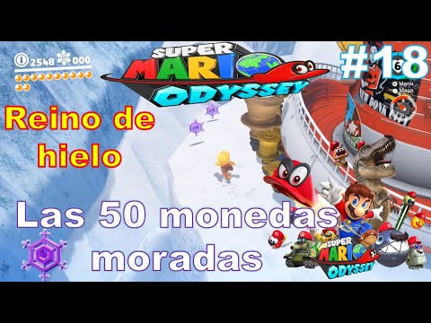 Vamos por las 50 monedas moradas para comprarle ropa de invierno a Mario #18 Super Mario Odyssey