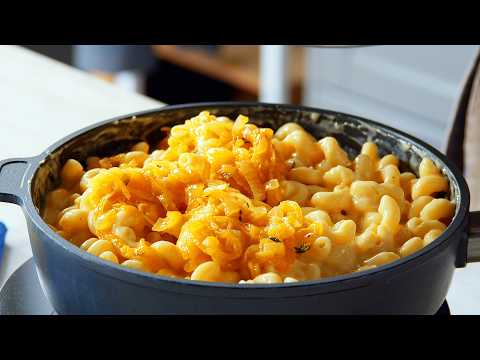 French Onion Mac & Cheese | Easy Baked Pasta Dish For The Whole Family