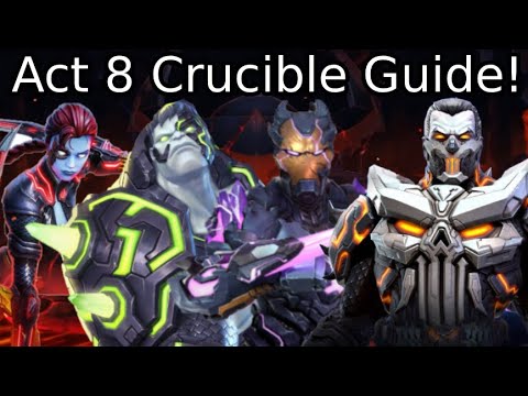 Act 8 Crucible Guide! The Champions I Used And What To Be Careful Of! | Marvel Contest Of Champions