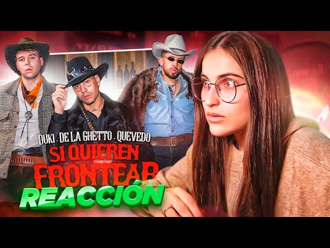 ESPAÑOLA REACCIONA A DUKI, De La Ghetto, Quevedo - Si Quieren Frontear