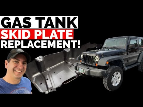How To Replace 2007-2018 Jeep Wrangler Gas Tank Skid Plate