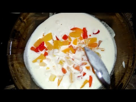 Fruit Feast ll desert recipe ll ice-cream desert recipe by Rubina