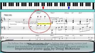 'Shenandoah' - jazz piano tutorial
