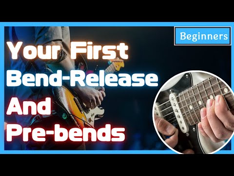 How to Play Bending Release and Pre-Bends / Blues Guitar Lesson For Beginners