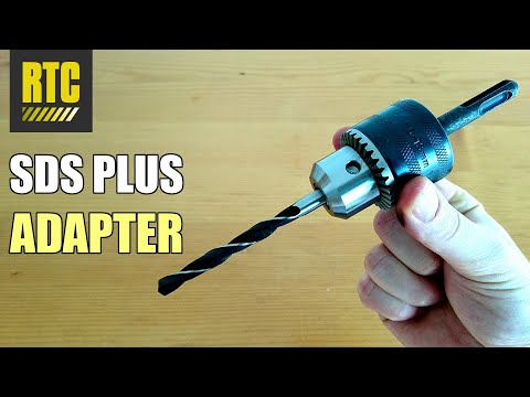 SDS Plus Drill Bit Chuck Adapter to Convert Rotary Hammer into Drill Driver