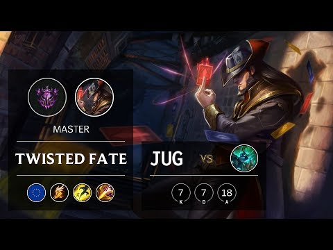 Twisted Fate Jungle vs Hecarim - EUW Master Patch 9.21