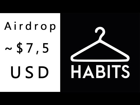 Ganhe ~7,5 Dólares em tokens HBX Grátis no Airdrop Habits !!
