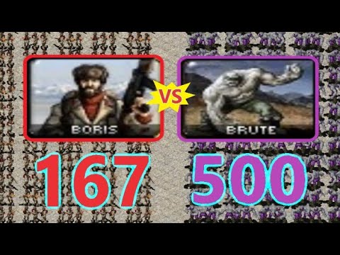 Boris vs Brute - Same Cost - Red Alert 2