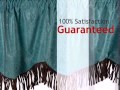 Cheyenne Turquoise Valance - lonestarwesterndecor.com