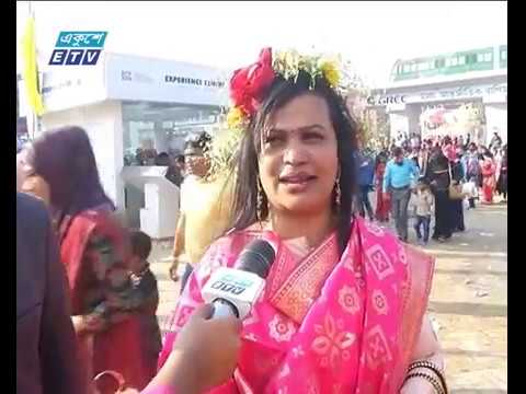 ঢাকা আন্তর্জাতিক বাণিজ্য মেলায় উপচে পড়া ভিড়