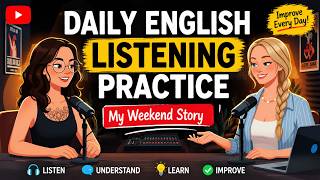 Daily English Listening Practice | My Weekend Story | Beginner English Podcast