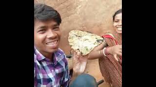 कोईनार साग की स्वादिष्ट पत्ता रोटी | The teste of village Couple food | Sourav USA Vlog | #shorts