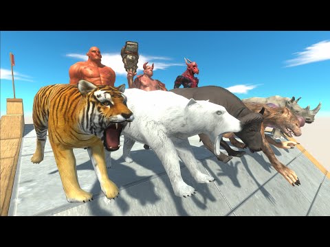 Death slide for every animals - Animal Revolt Battle Simulator