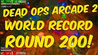 Dead Ops Arcade 2 Round 200 World Record Co Op - DOA 2 Black Ops III Zombies - Call of Duty