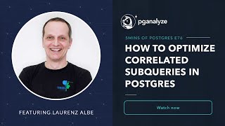 How to optimize correlated subqueries in Postgres