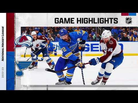 Avalanche @ Blues 2/18 | NHL Highlights 2023