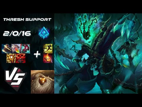 SUPPORT Thresh vs Bard - EU Grandmaster Patch 25.S2.8