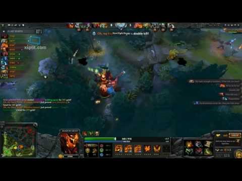 Dendi the Superman PLay Shadow Fiend Gameplay Rank MMR PRO! Triple Deadalus SF