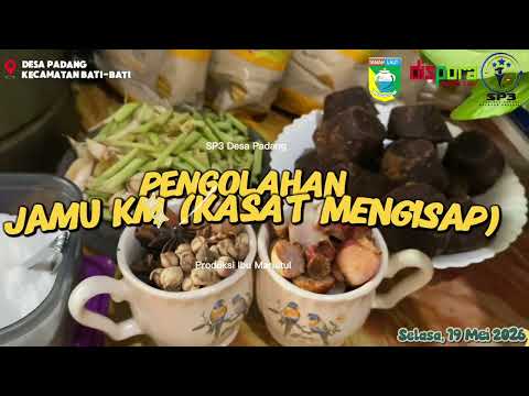 Pendampingan Pengolahan Jamu KM