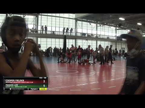 56 Lbs Semifinal - Mason Lee, North Hall Wrestling Club Vs Cooper Fielder, Backyard Brawlers Wrest