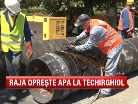 Raja opreşte apa la Techirghiol