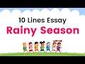 10 Lines Essay On Rainy Season Rainy Season 10 Lines For Kids Short Essay Paragraph On Rain