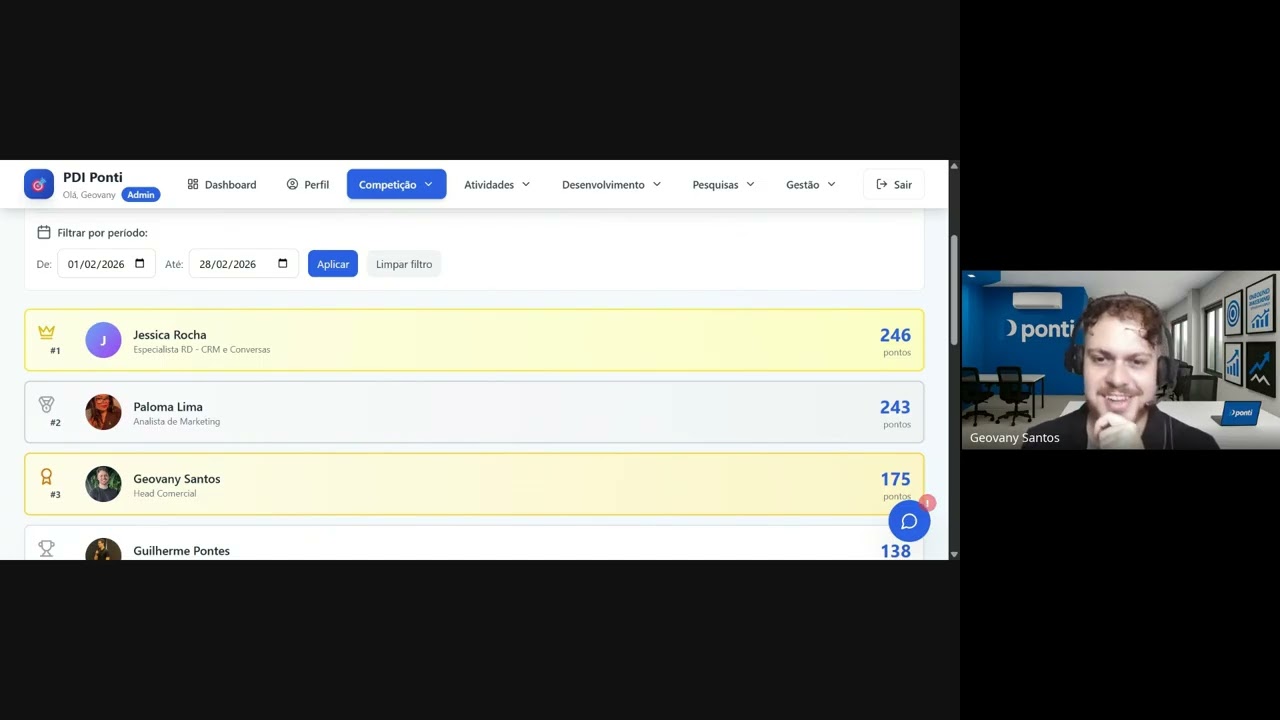 Preview do treinamento