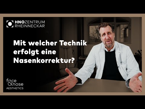 Nasenkorrektur - Frag Prof. Riedel: Mit welcher Technik erfolgt eine Nasenkorrektur?