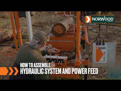 How-To: Assemble a Hydraulic System and Power Feed on the Norwood HD38 or HD36V2 Sawmills