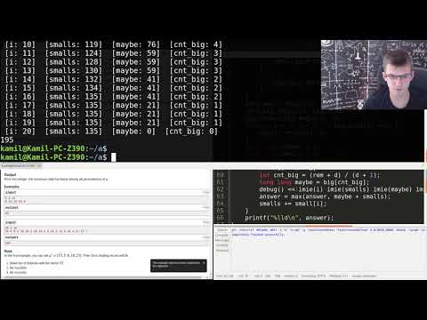 Codeforces #664 - Screencast & Commentary