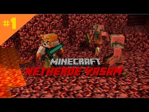 Evimizin İlk Adımları-(Minecraft Nether'da Yaşam)#1
