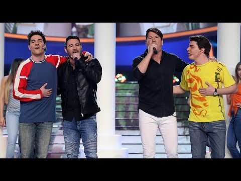 Gemeliers imitan a Andy y Lucas en 'Tanto la quería' - Tu Cara Me Suena