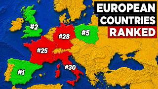 30 European Countries Ranked WORST to BEST