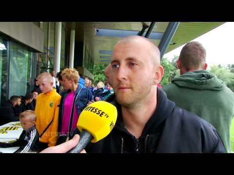 Handtekeningen en foto's scoren op Papendal