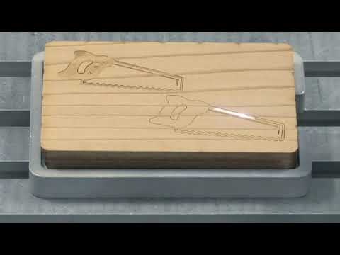 TRUMPF Laser: TRUMPF Laserbeschriften Verfärben von Holz