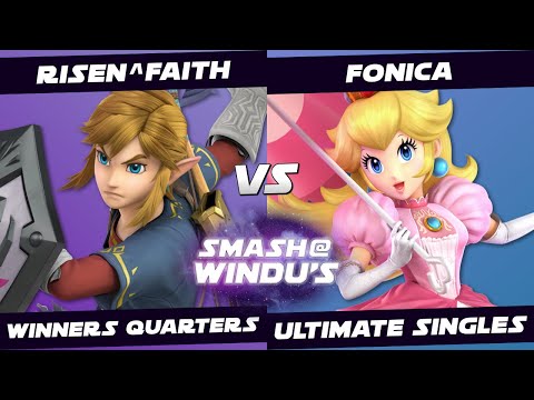 Risen^Faith (Link) vs Fonica (Peach) - Smash @ Windu's 109 - Winners Quarters SSBU