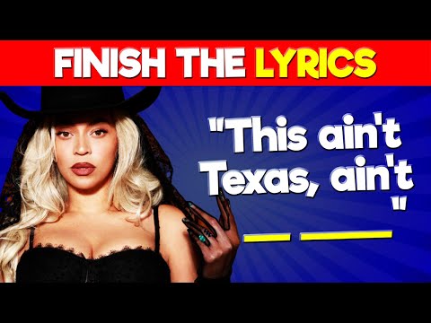 Finish the Lyrics | Most Popular 2024 Songs Music Quiz