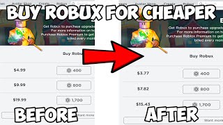HOW TO BUY ROBUX AT A CHEAPER PRICE (LEGIT ROBLOX 