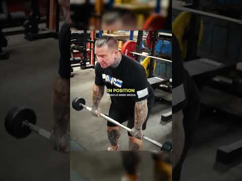 Lee Priest Shows the Proper Bend Over Row Form 💪 #shorts