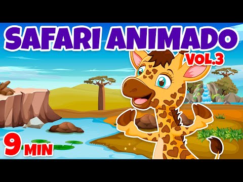 Safari Animado Vol.3 - Giramille 9 min | Desenho Animado Musical