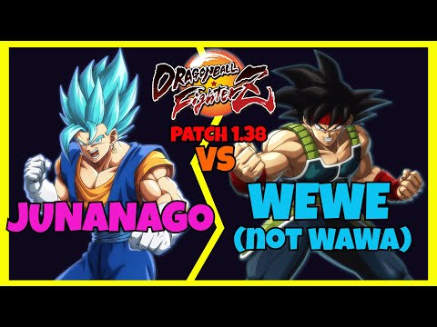 DBFZ - JUNANAGO vs WEWE (not WAWA) gameplays (Gogeta 4, Vegito, Android 17 vs Bardock, Cell, Trunks)